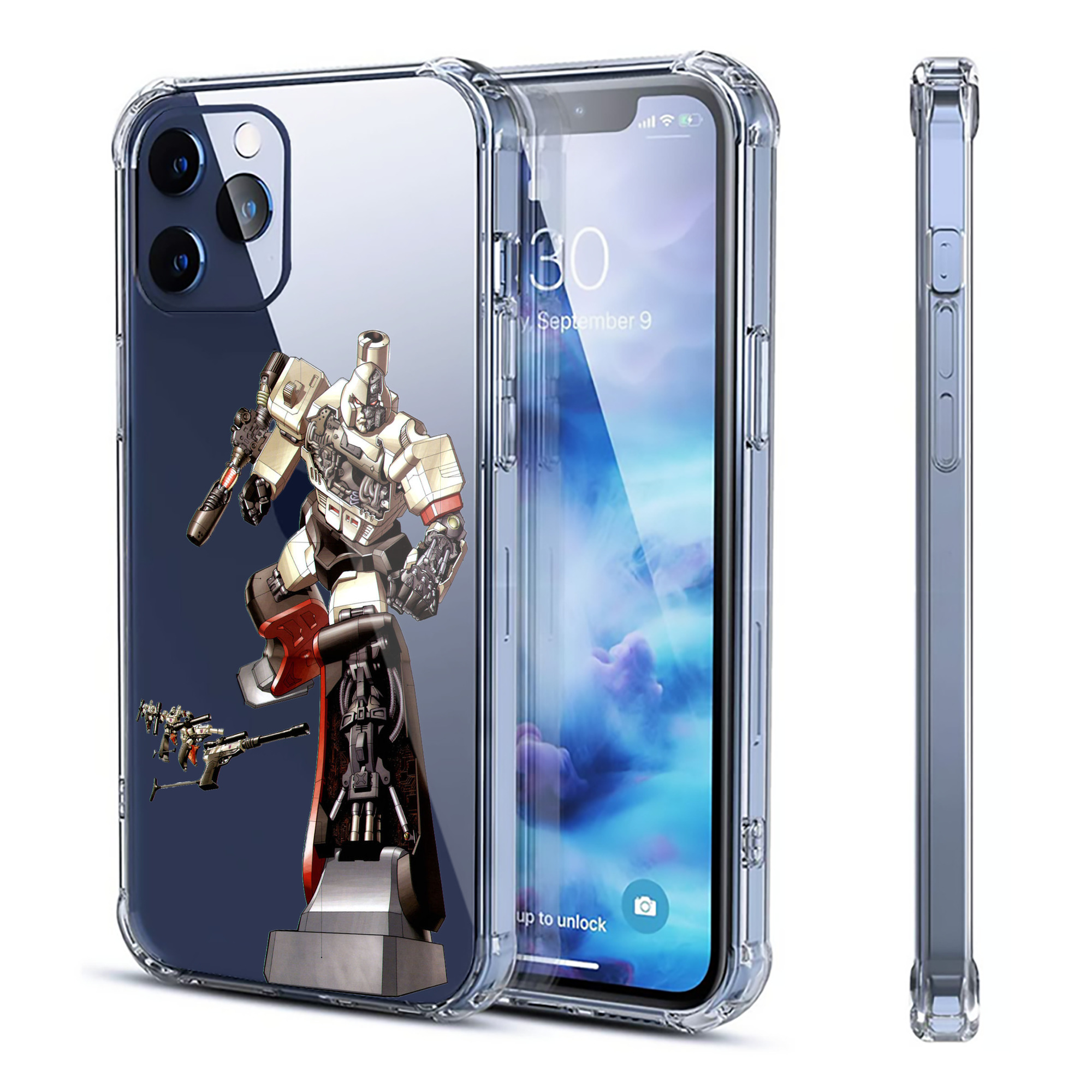 （画像用）  【iPhone 12シリーズ対応】透明スマホケース（クリアソフトケース）